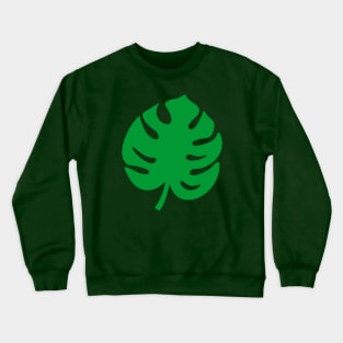 Philodendron Green Leaf Crewneck Sweatshirt